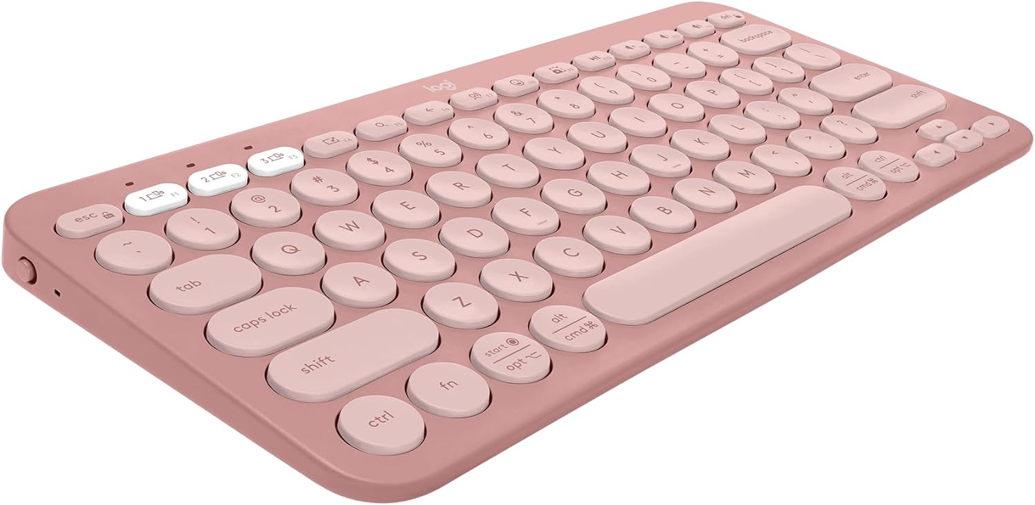 Logitech Pebble Keys 2 K380s - Rosa